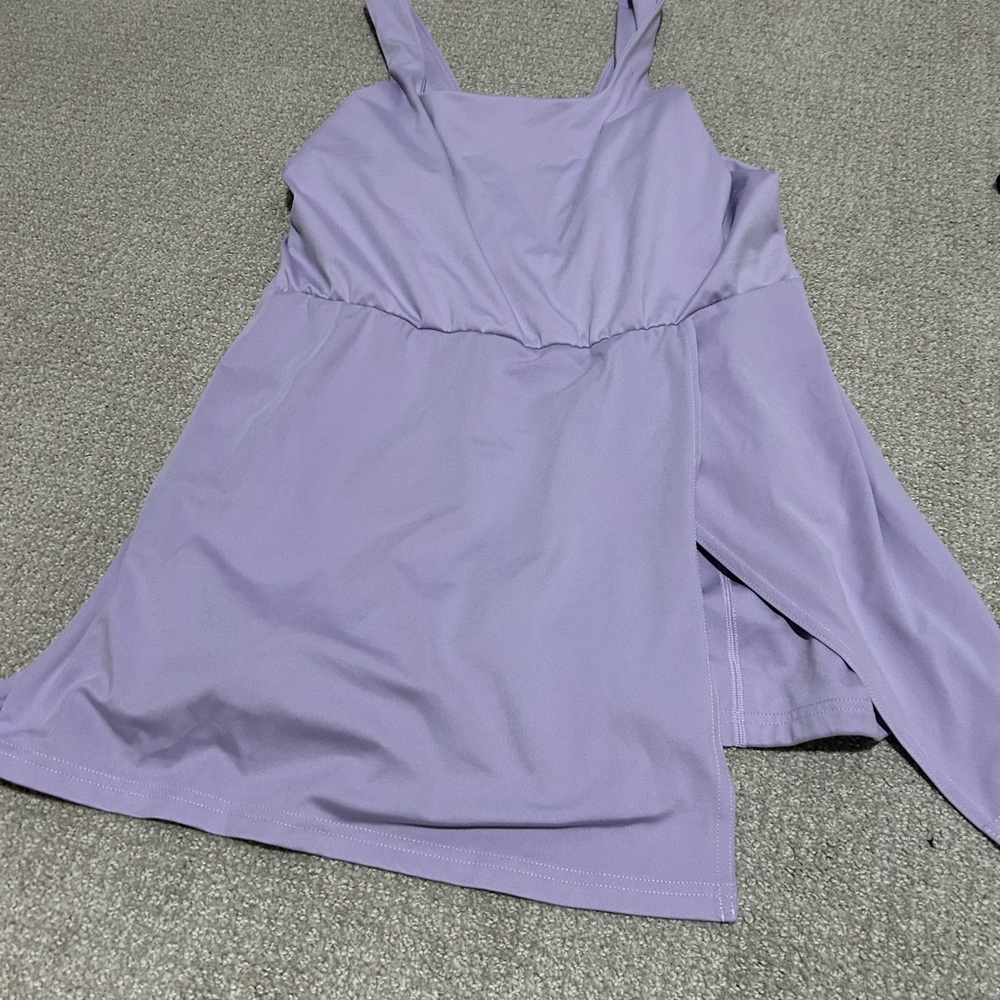Lavender Sleeveless Active Dress